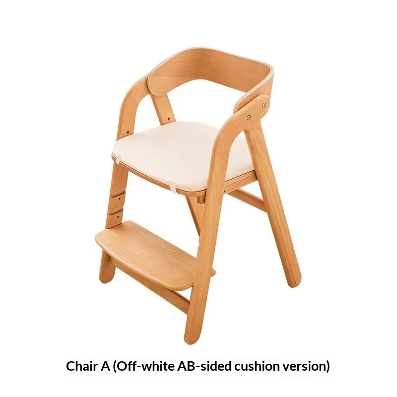 كرسي أطفال قابل للتعديل ارتفاع خشب الزان تزايد مكتب الدراسة كرسي مقعد الطفل مريح مسند الظهر كرسي الطعام طفل الأطفال