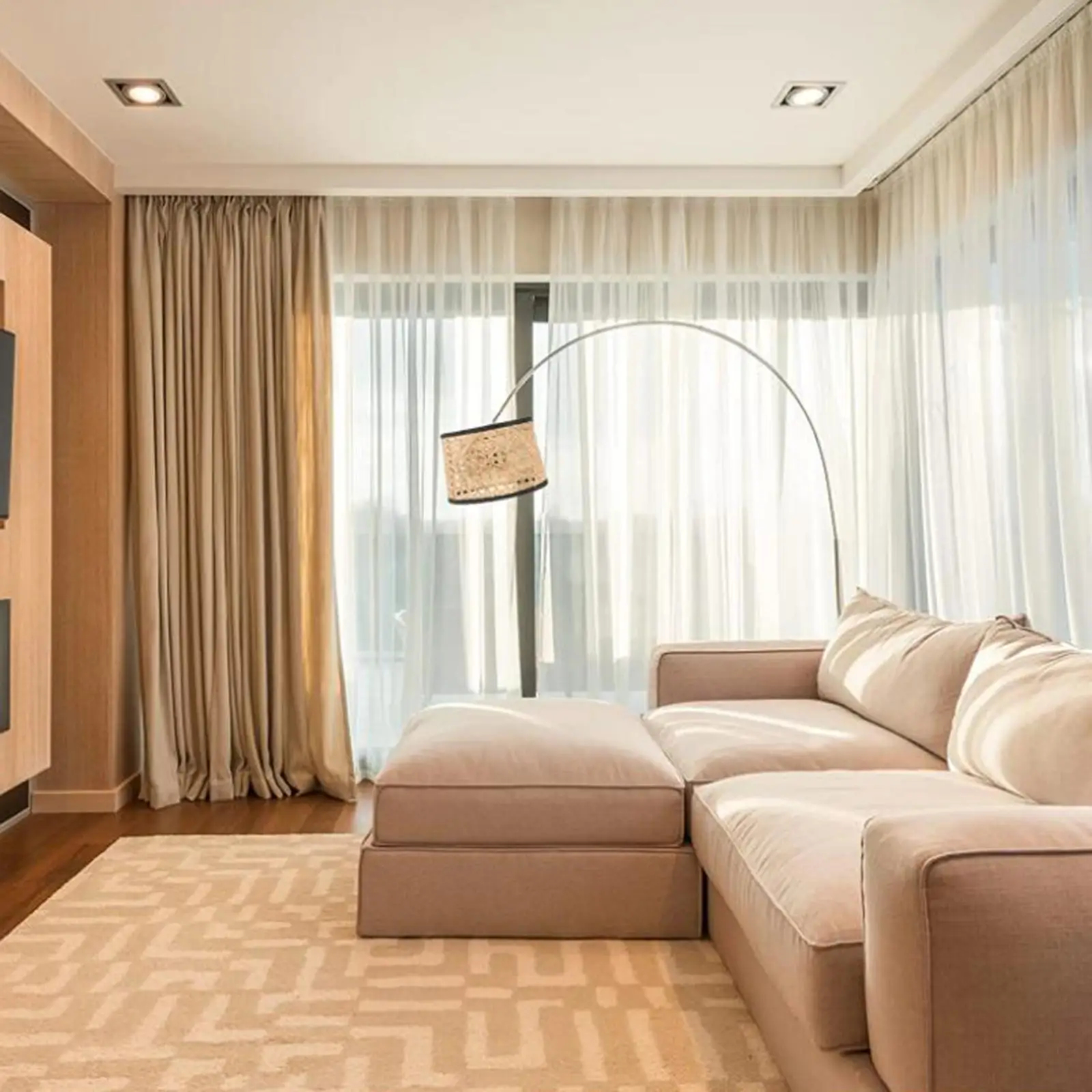 Rattan Lamp Shades for Table Lamp Floor Light Fixture for Restaurant