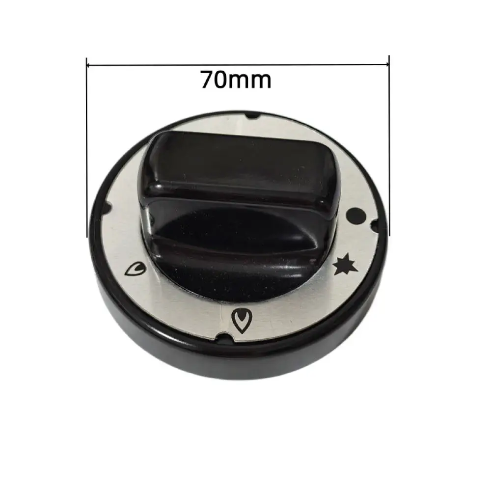 Commercial Burner Knob Heat Resistant Bakelite Gas Switch Control Dial For Cooking Appliance 6mm 8mm 10mm Shaft Hole