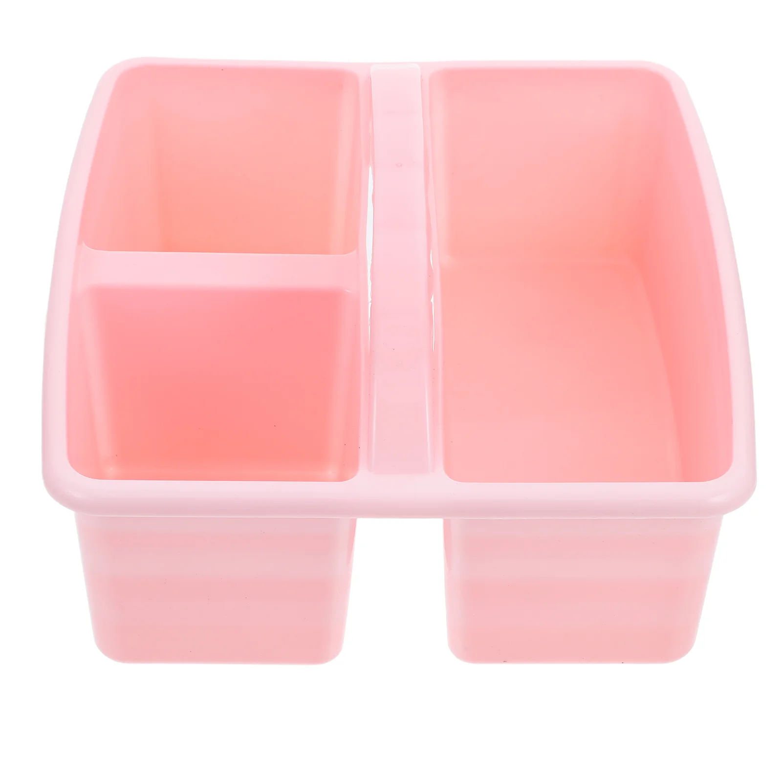 Portable Compartmented Storage Basket Plastic Shower Caddy with Handle Teacher Supplies Dorm