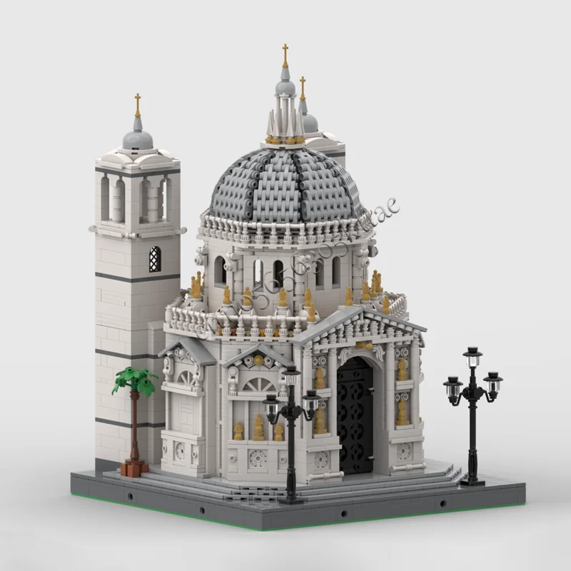 4064 PCS MOC Chiesa Medievale Castello Modello Modulare Building Blocks Set Educazione Assemblaggio Mattoni Giocattoli Per Bambini Regalo Di Natale
