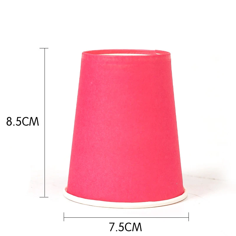 Children S Handmade DIY Colored Paper Cups Thickened Paper Cups Disposable Environmentally Friendly Colored Paper Cups