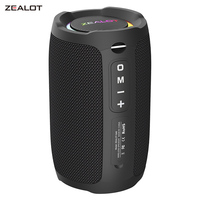 Zealot_S49 Portable Bluetooth Speaker 360  Stereo Sound 20W IPX6 Waterproof Wireless Bluetooth 5.2 True Wireless Stereo