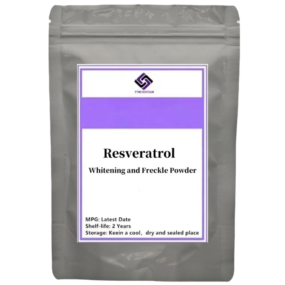 

50-1000 г 99,9% порошок ревератрола, антиоксидант, отбеливание и веснушки