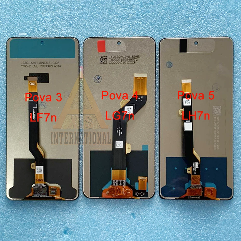 Tested For Tecno Pova 2 Pova 3 Pova 4 LCD Display Frame Touch Panel Digitizer For Infinix Note 10 X693 Note 10 Pro 11 Pro X697