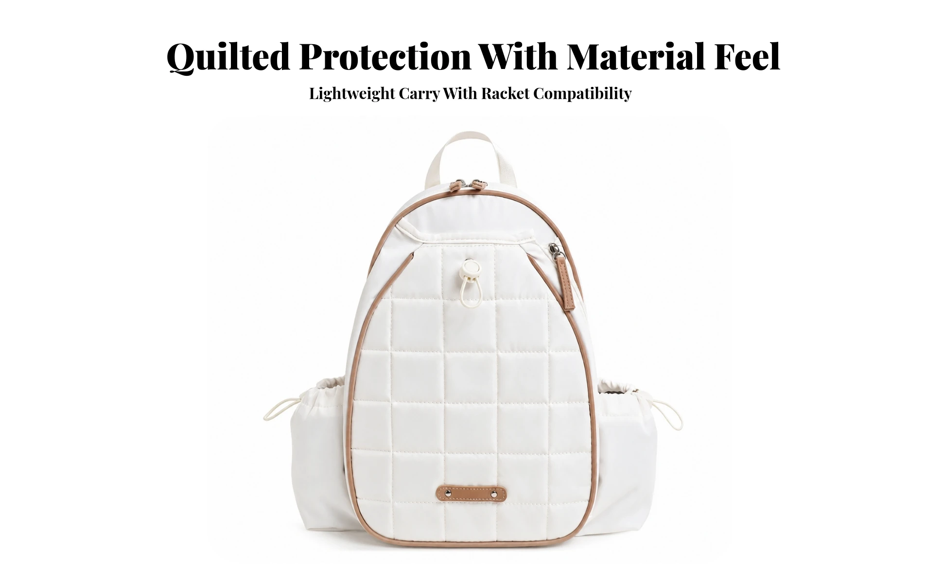 Sports Gear Bag Zippered Pickleball Gear Bag for Casual Outings, Everyday Organization Sports Gear Bag Zippered Pickleball Gear Bag for Casual Outings, Everyday Organization