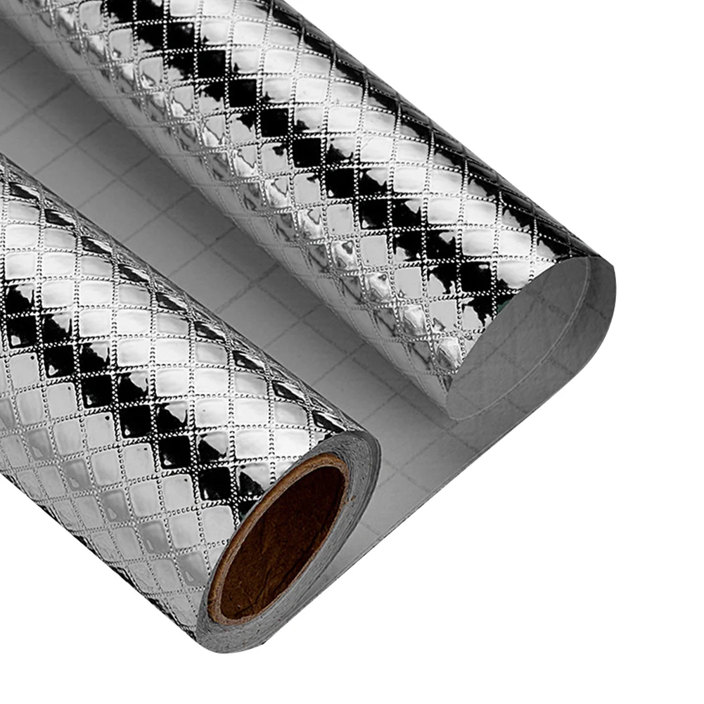 Waterproof Kitchen Sticker Roll 40cm Wide 5m Long PET Anti-Oil Self-Adhesive Heat Resistant Liner for Cabinets Countertops Walls