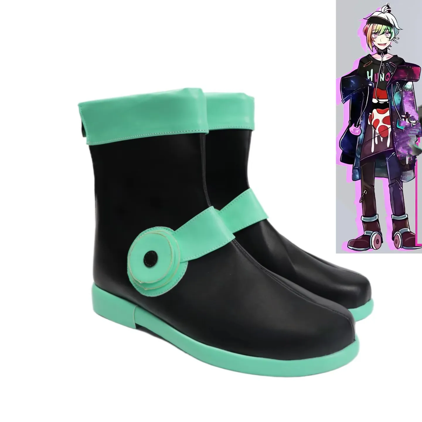 

Обувь для косплея Ookami Gemu Rintarou Iida, ботинки, обувь для карнавала и вечеринок на Хэллоуин