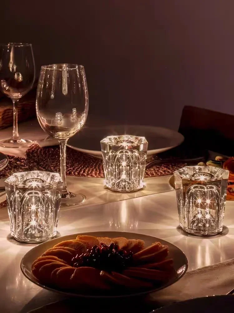 

Настольная лампа Ночник Декоративная лампа Светодиодный окружающий свет Креативная высококлассная настольная лампа с алмазной резки