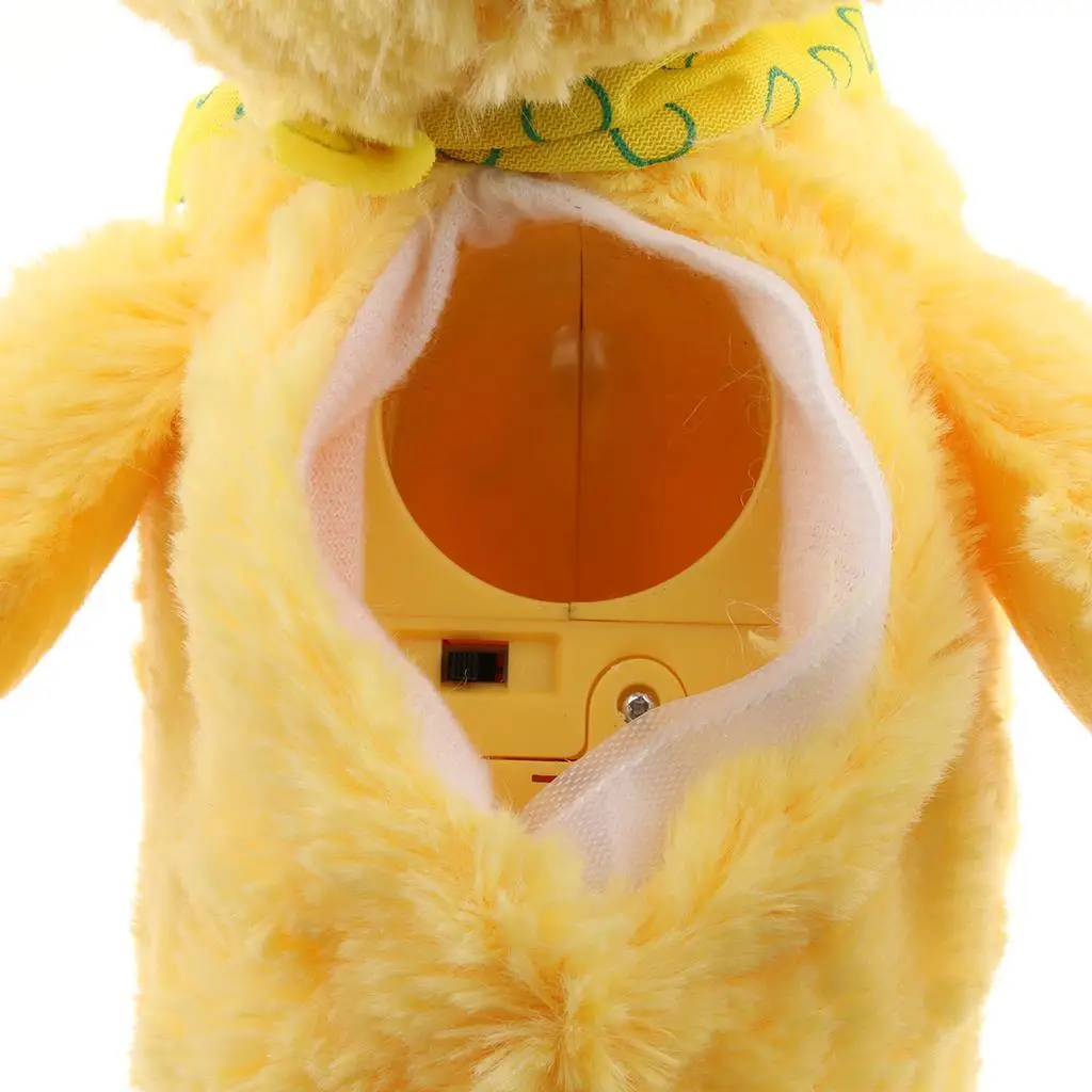Lay Chicken Eggs Electronic Plush Toy Soft Singing Dancing Hen Stuffed Doll for Children Birthday Gift