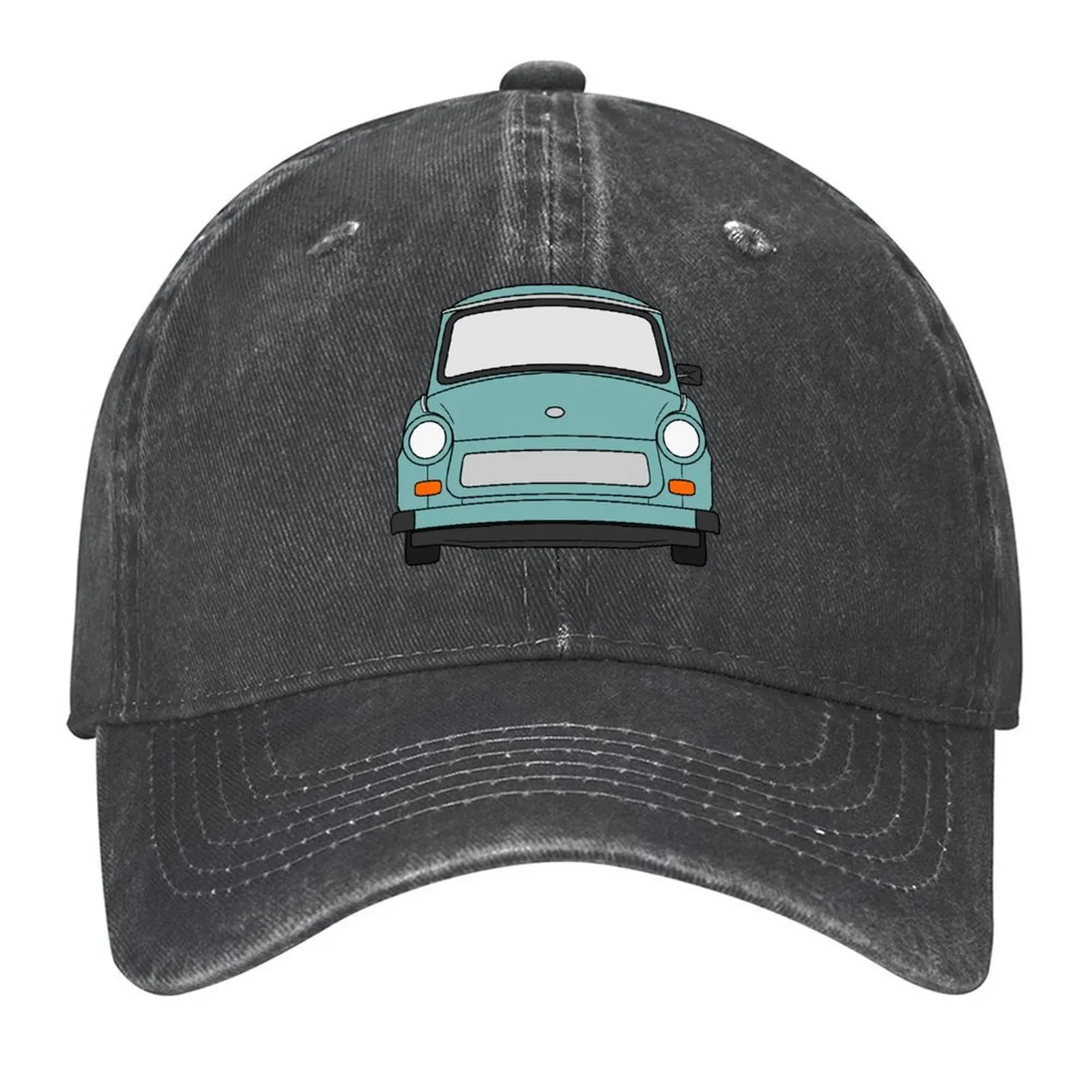 

Trabant 601 front pastel blue color Baseball Cap fishing caps man Golf Hat Luxury Brand Luxury Hat Women Hats Men's