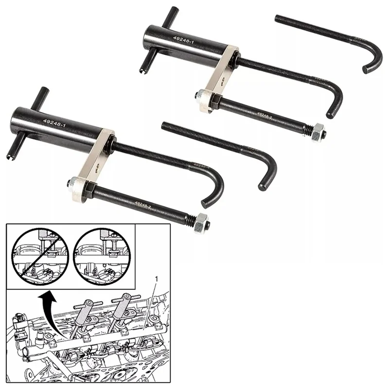 

GM245 Fuel Injector Seals Tool 6706 Injector Rail Assembly Remover Set For GM 18683AA000-AT80