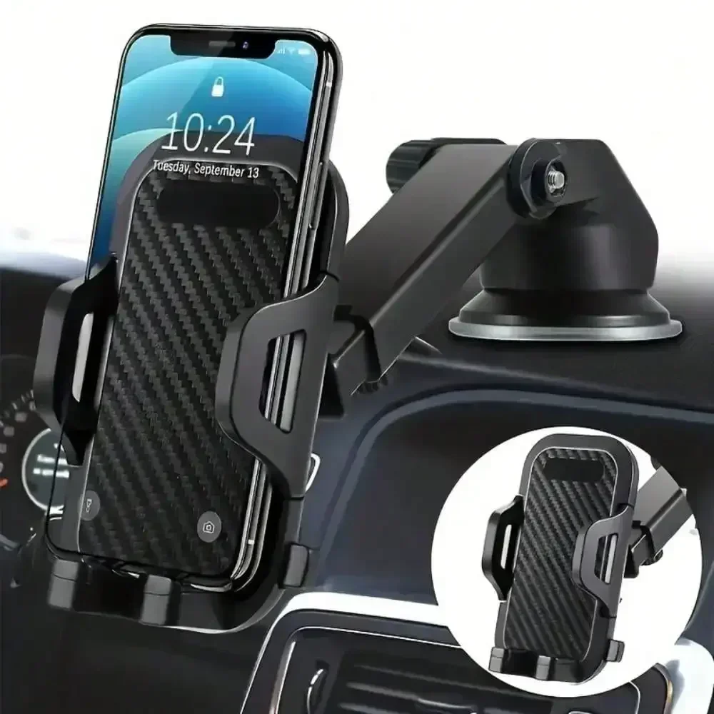Soporte Universal para teléfono de coche con fuerte ventosa para navegación, Clip multifuncional para teléfonos inteligentes