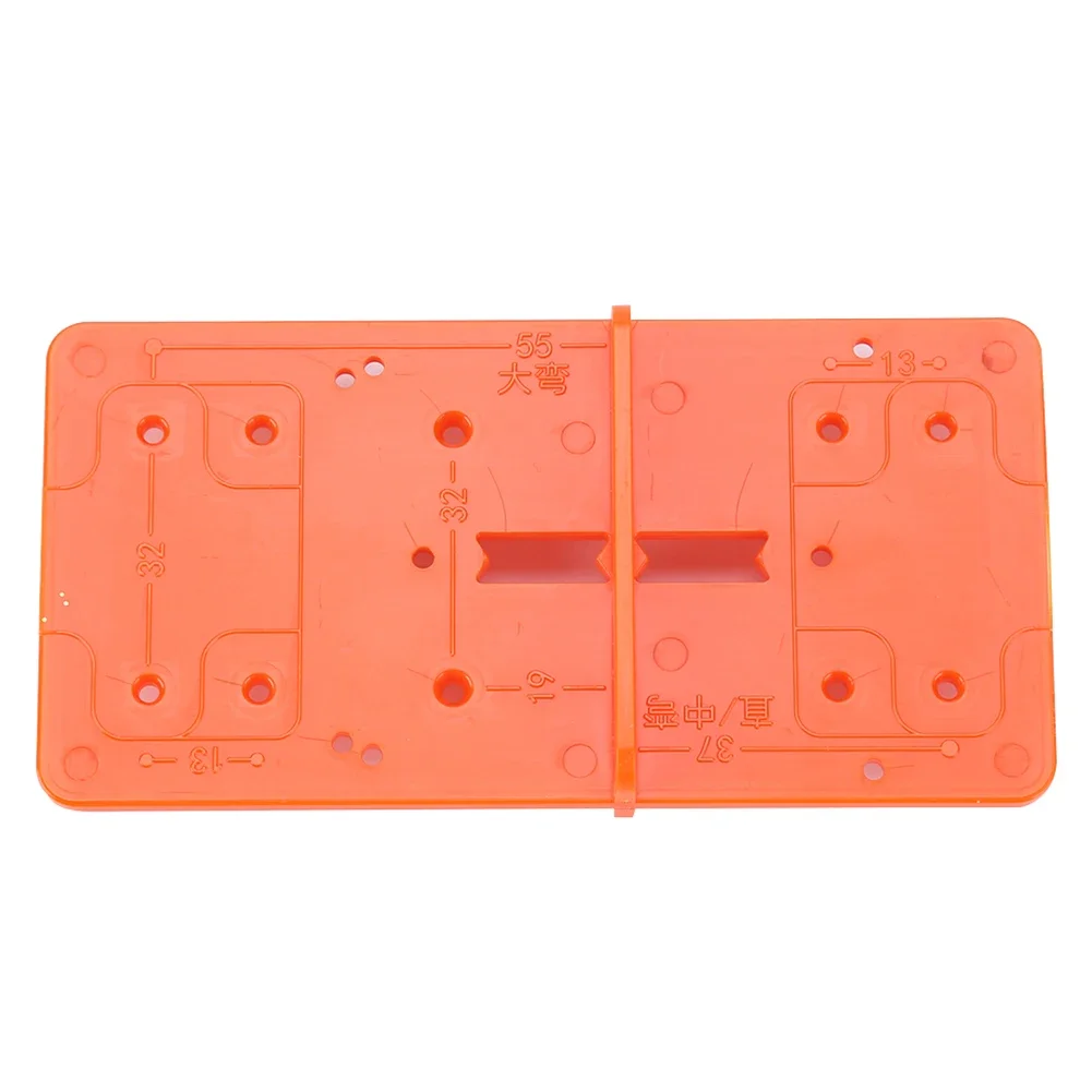

Locator Hinge Hole 3.35 * 1.57 * 0.87 Orange ABS Drill Guide Template Jig 85 * 40 * 22mm Cabinets Hinges Hole Hinge Boring Jig