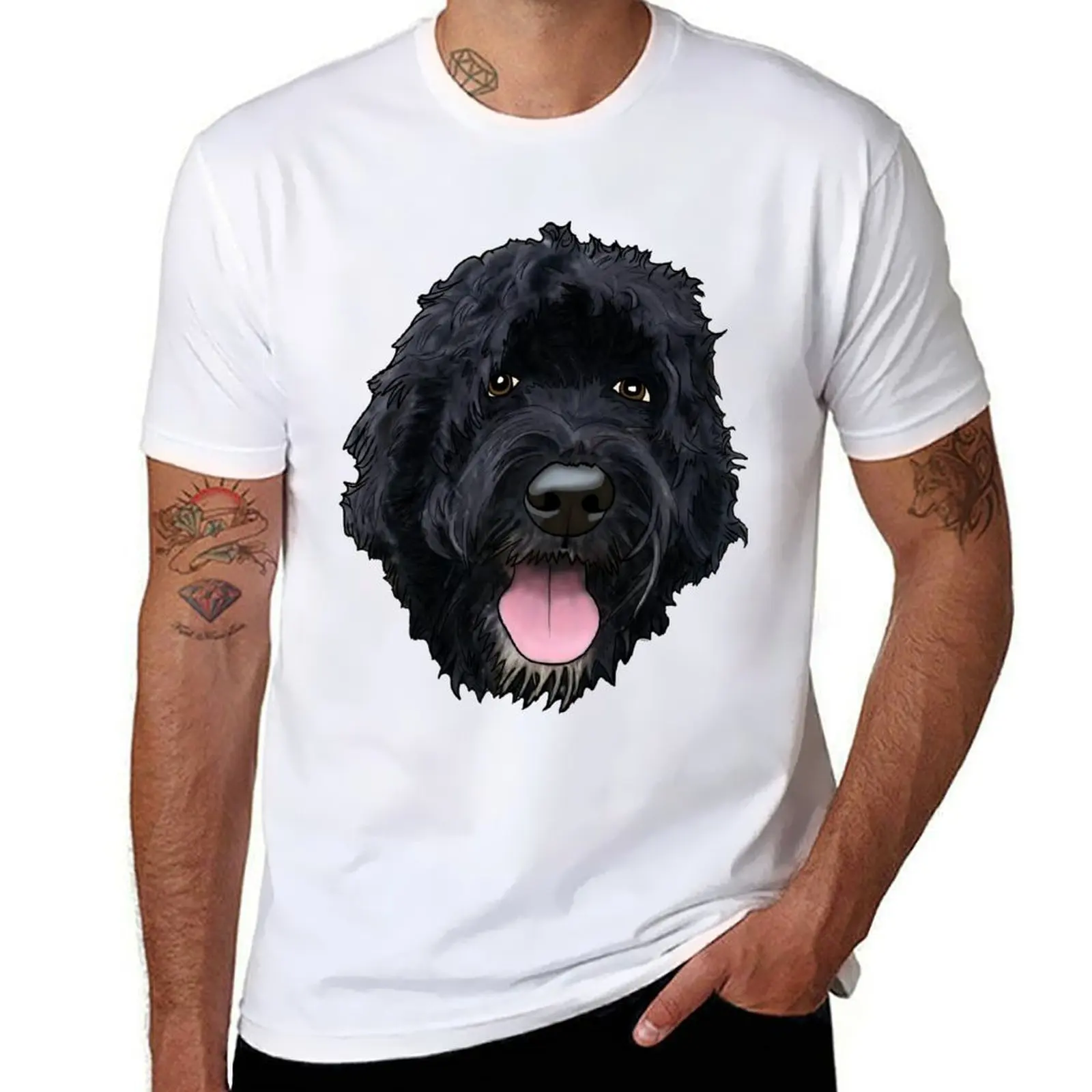 

Portuguese Water Dog T-Shirt g man t shirts for men black cotton t-shirt plain for man package T-Shirt