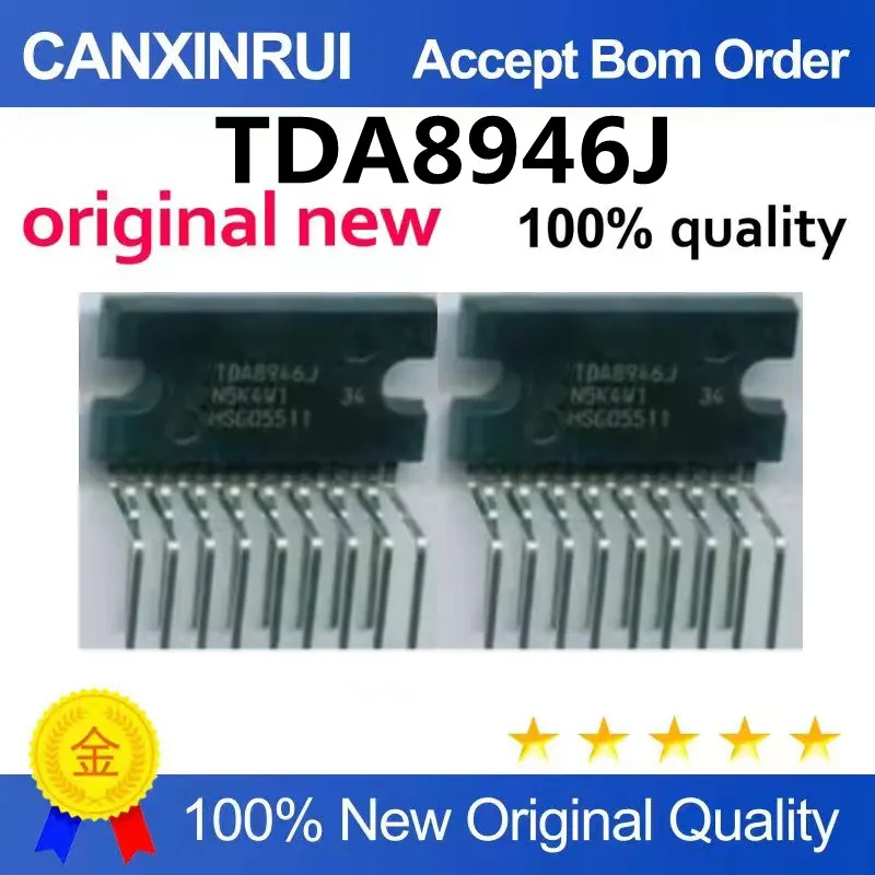 Original power amplifier block TDA8946J; reliable quality; can be used directly.