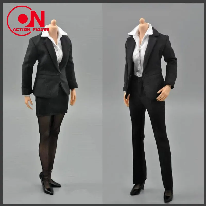 1:6 Scale Model Female Business Office Pencil Skirt Shirt Suit Clothes Full Set Fit 12 Inch Action Figure Accessory Women Body