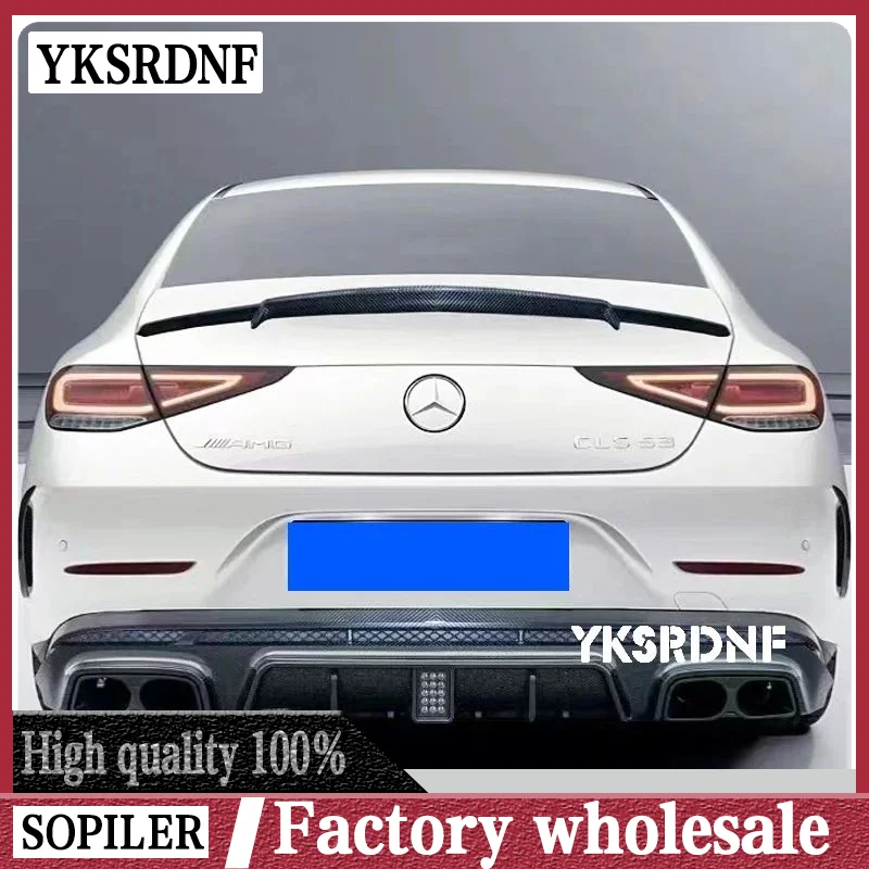 

Задний спойлер из углеродного волокна для Mercedes-Benz CLS W257 BOS Style 2018-2023 FRP, черный