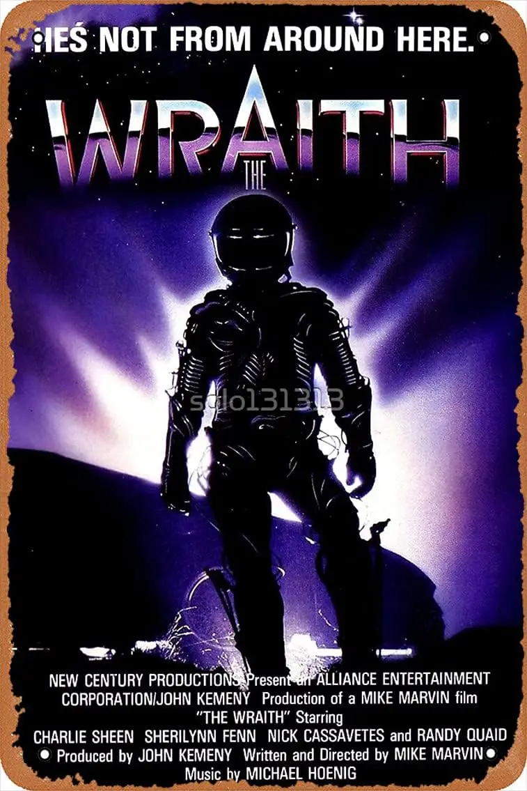 Metal Sign - The Wraith Tin Poster 12 X 8 Inches