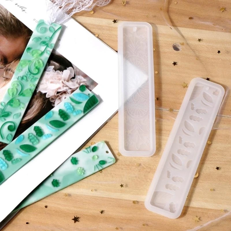 

P9FE закладки для изготовления плесени эпоксидной смолы украшения DIY Craft Silicone Poll 150x35 мм