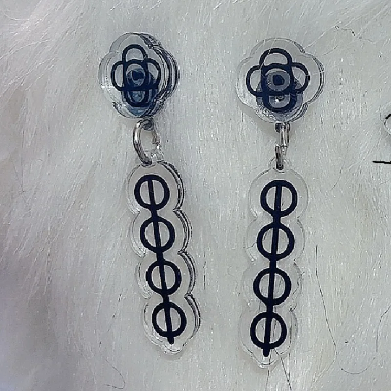 Shiori Novella دبوس الشعر أقراط الشعر الدعامة Mumei Nanashi Kronii Ouro تأثيري الدعامة