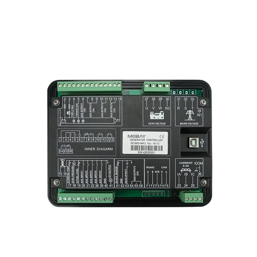 DC50D-4G Generator Controller Diesel Engine Set Control Module Modified Panel High Power Intelligent Control Panel 12V