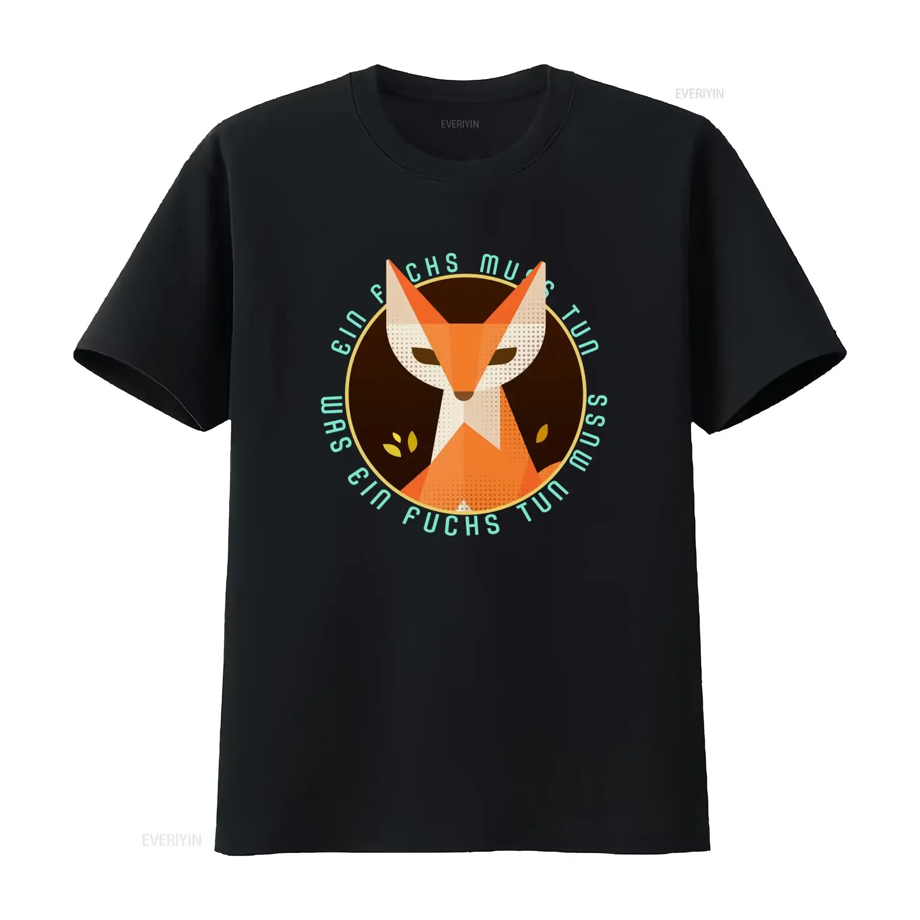 Cool Ein Fuchs Muss Tun Was T shirt Print Vintage High Quality for Fashion vintage Washed Stretched Casual streetwear