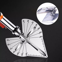 Multifunctional Miter Shear Cutter Adjustable At 45~135 Degree Hand Tools With 10 Blades For Cutting Soft Wood, Plastic Projects