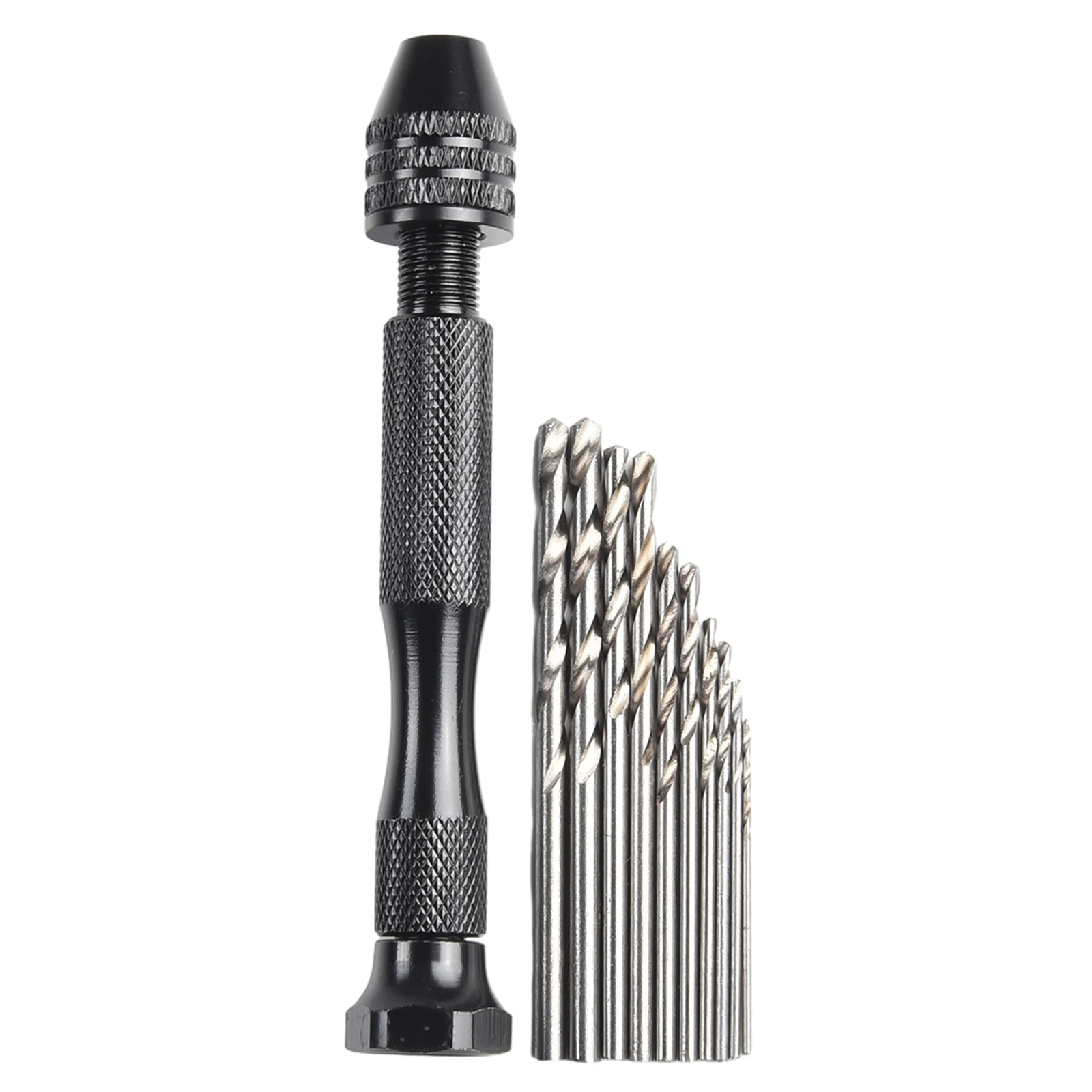 0.3-3.2mm Mini Aluminum Hand Drill Small Hand Drill Twist- Drill Bit Woodworking Drilling Rotary Tools Hand Drill Manual