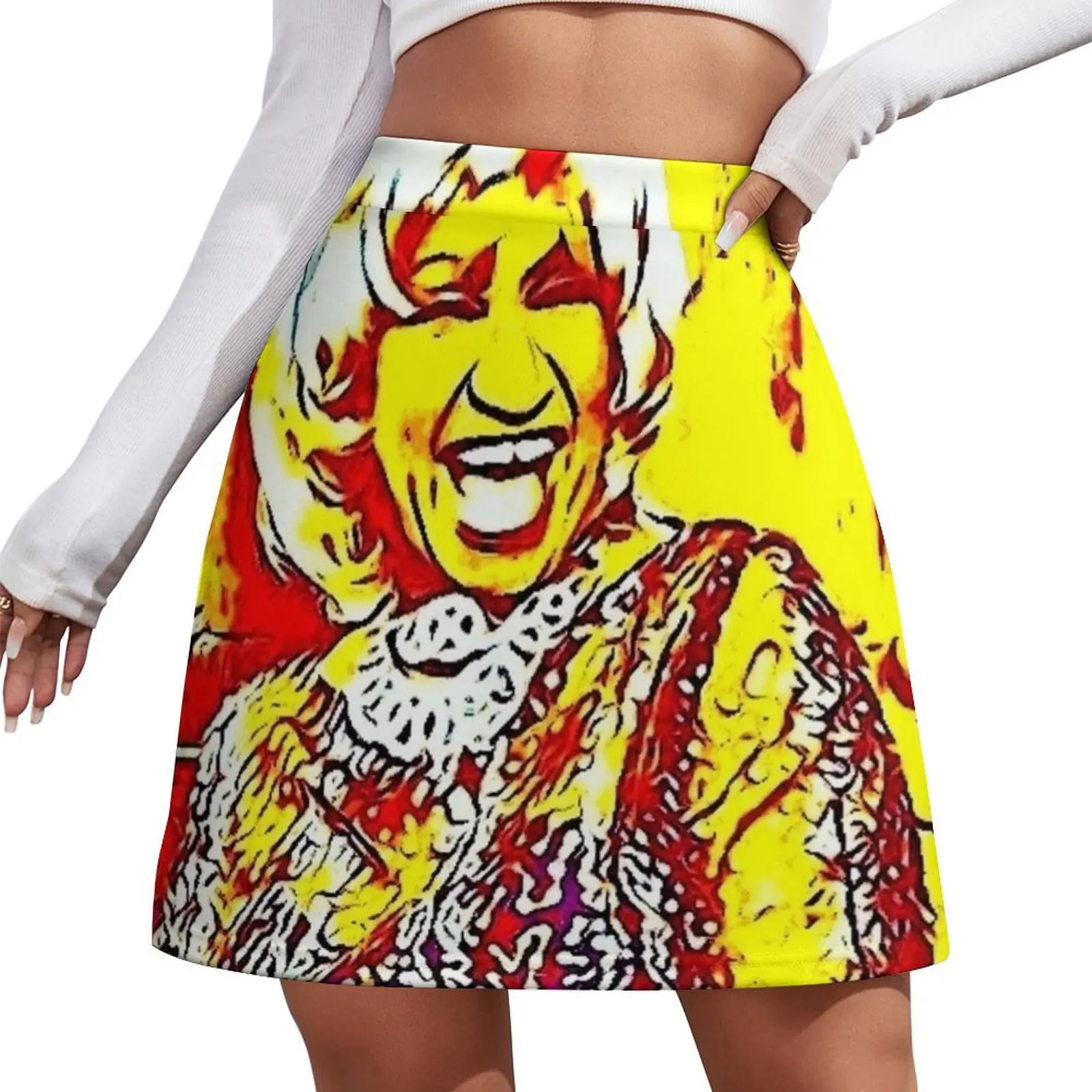 

Portrait of Celia Cruz Mini Skirt fairy grunge skirts for womans mini skirt for women skirt women