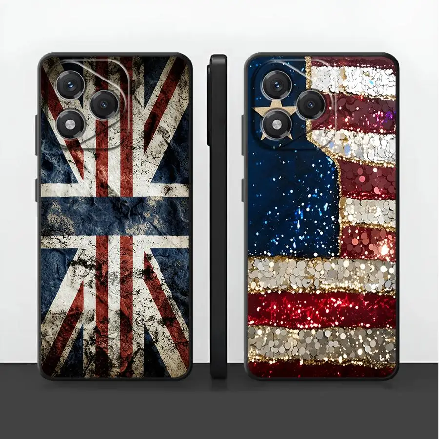 Funda Phone Cover Case for Huawei P20 P40 Lite P20 Lite 2018 P Smart 2019 P30 P20 Pro National Flag Pattern