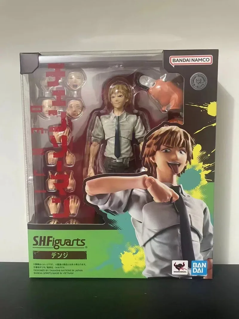 In Stock Bandai S.h.figuarts Shf Chainsaw Man Denji Anime Action Figures Toys Desktop Collection Ornaments Model Gifts