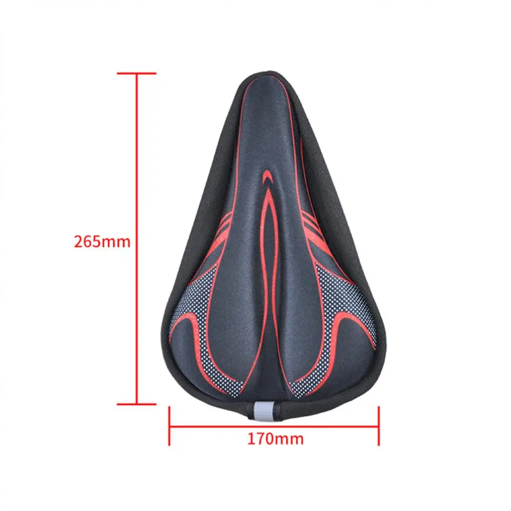 Road Bicycle Breathable Soft Silicone Cushion Sleeveee Folding MTB Bike Full-wrapped Saddle Protection Antiskid Cover