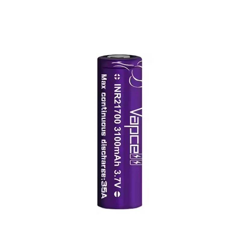 1-12 pièces Vapcell 21700 3100mah batterie 3.7V 35A haute puissance Li-ion cellule Rechargeable INR 21700 Batteries pour vélo électrique