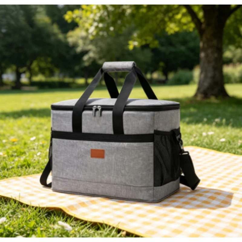 

35L Large Capacity Collapsible Insulated Cooler Bag for Outdoor Camping, BBQ & Family Picnics