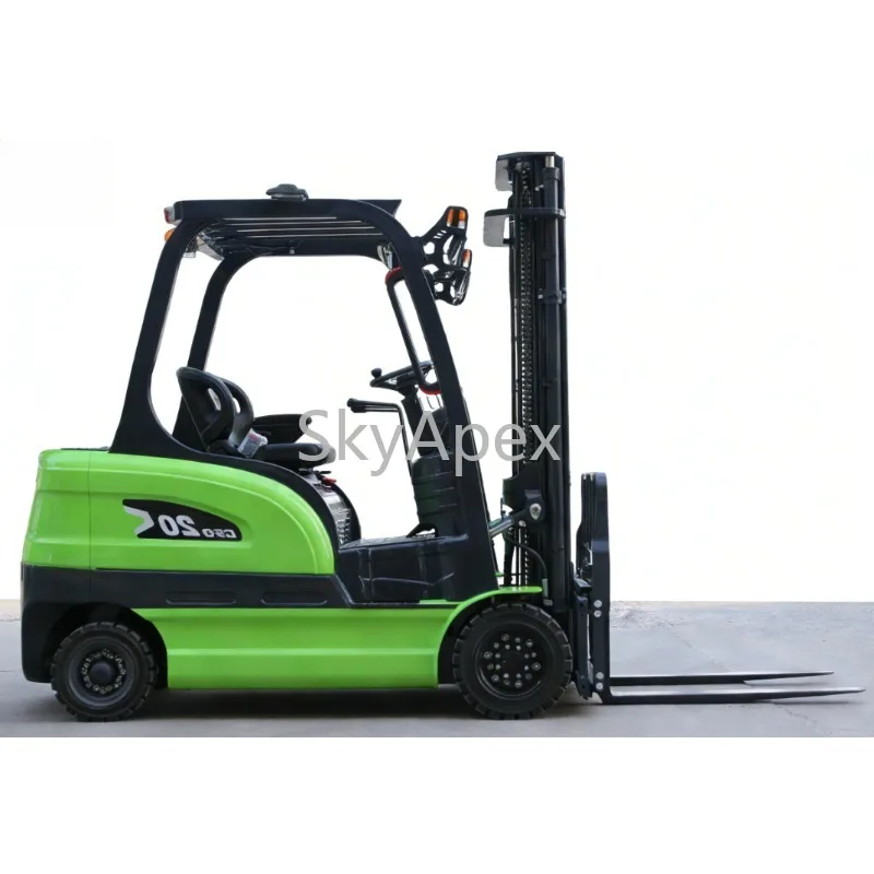 Hot-Selling 2-Ton  Three  Pivot  Electric Forklift  Factory Direct Compact  Price Fast Charging Lead-Acid Battery For Indoor Use