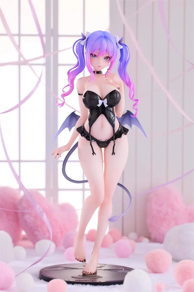 28cm Original Glowing Little Succubus Momoko 1/6 Momoroser Girls Toys Anime Pvc Action Figure Toy Game Collect Model Doll Gifts