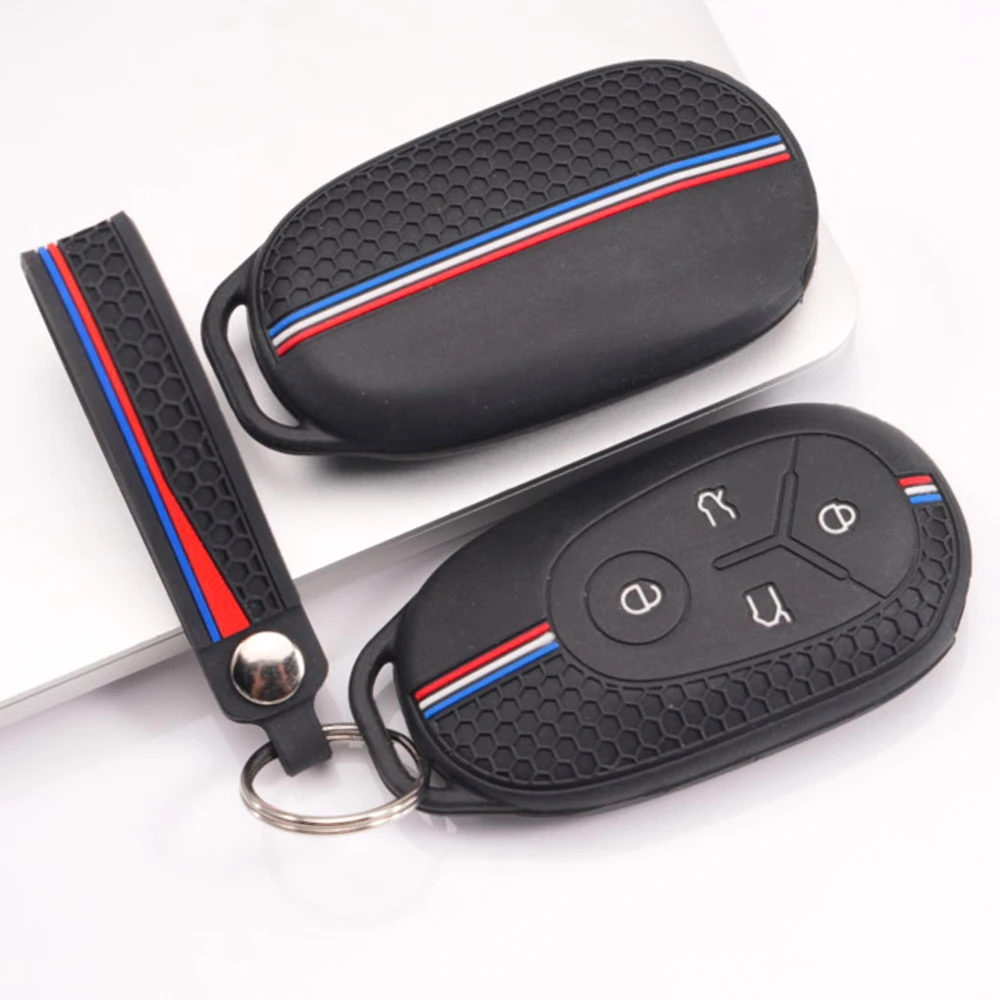 Key Case Cover Keychain For Geely EX2 GEOME EX2 MMEX2 Max Xingyuan Galaxy Light Star Wishes Proton EMAS Precise Fit Stylish