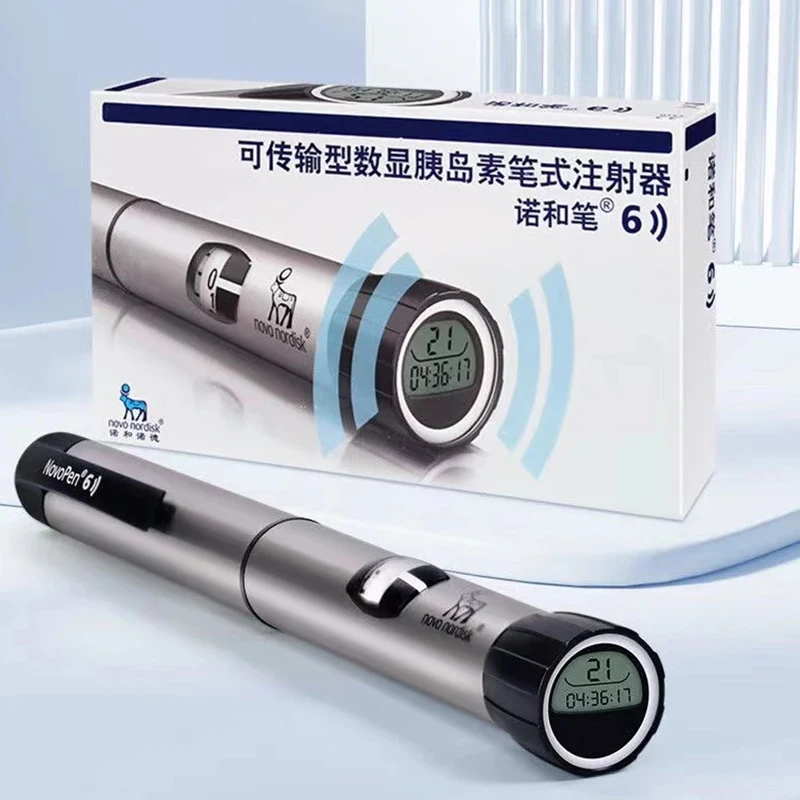 قلم حقن ذاكرة السكر في الدم 6 مع حقن NFC قلم حقنة الأنسولين حاقن الأنسولين المنزلي