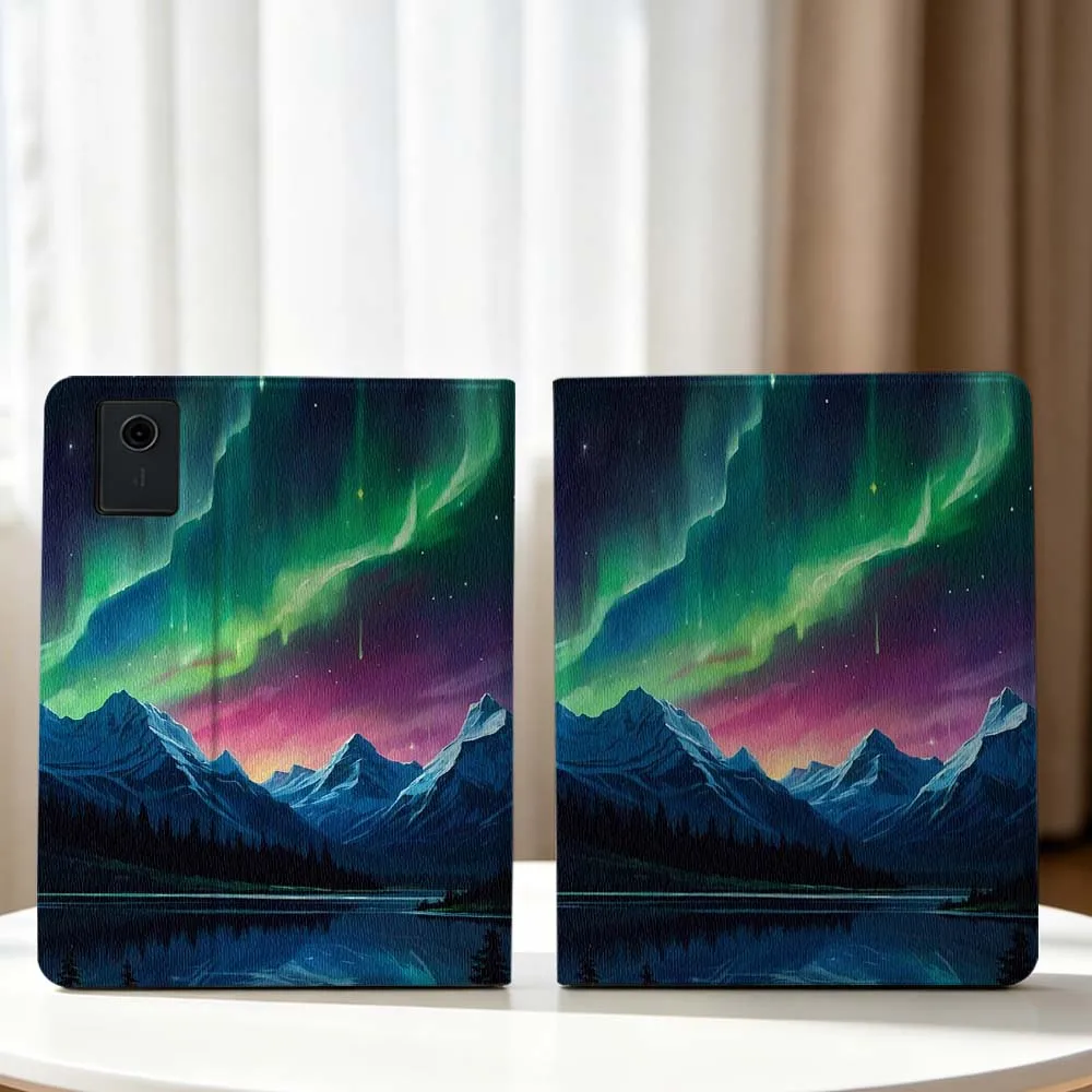 Beautiful Aurora Patterns For Lenovo Xiaoxin Pad Pro Tab P12 P11 11 13 11.2 inch K11 Plus Pen Tray Tablet Case Soft