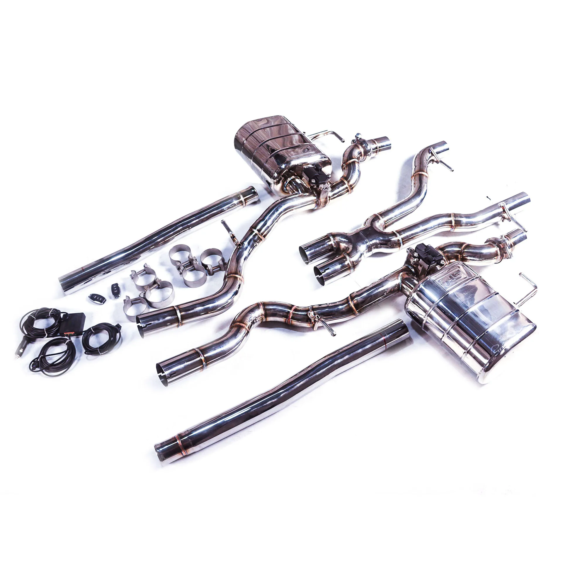 

GFC Catback Exhaust Muffler for Jaguar F Pace 3.0T Car Electric Valve Exhaust System Constructed with SUS304 Pipe