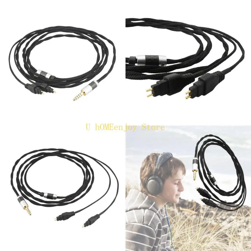 

B0KF Headphone Cable for HD580, HD600, HD650, HD660S, HD58X & HD6XX Optional Length for Quality Sound