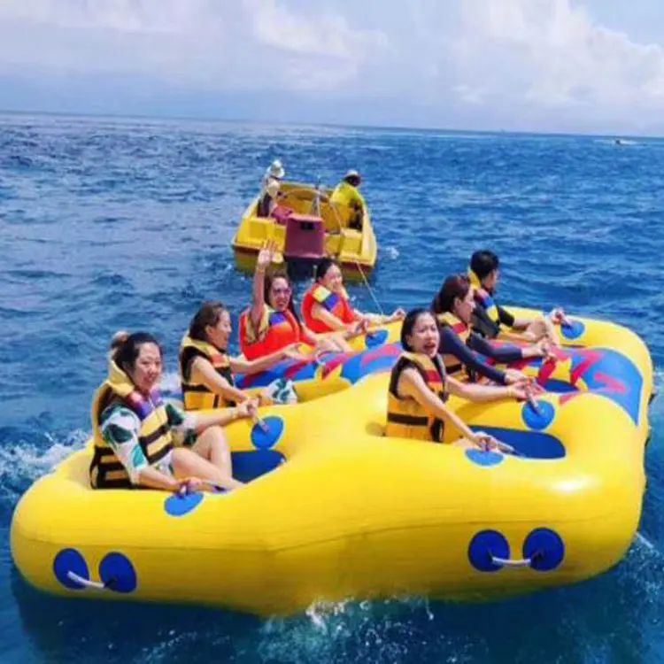 

Wholesale flying fish banana boat inflatable towing durable inflatable fun beach water games