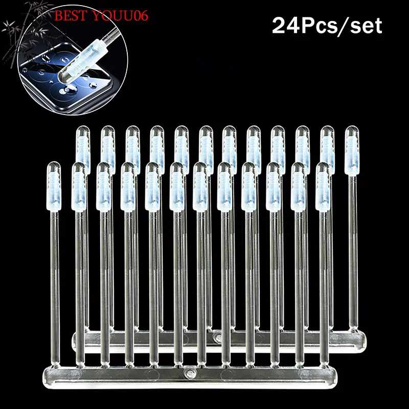 Hot 24Pcs Resin Synthetic Stick Camera Portable Lens Cleaner Dust Fingerprint Removal For Phone Camera Lens Cleaning Tool