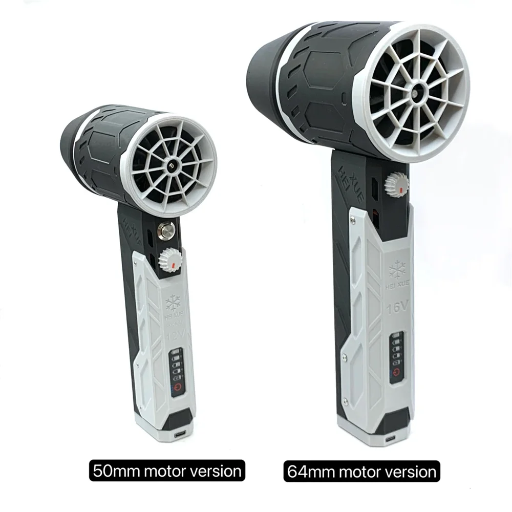 Car Violent Air Blower Powerful Handheld Turbo Jet Fan 64MM Brushless Motor High-Speed Duct Fan Hair Dryer 8000mAh 1000G