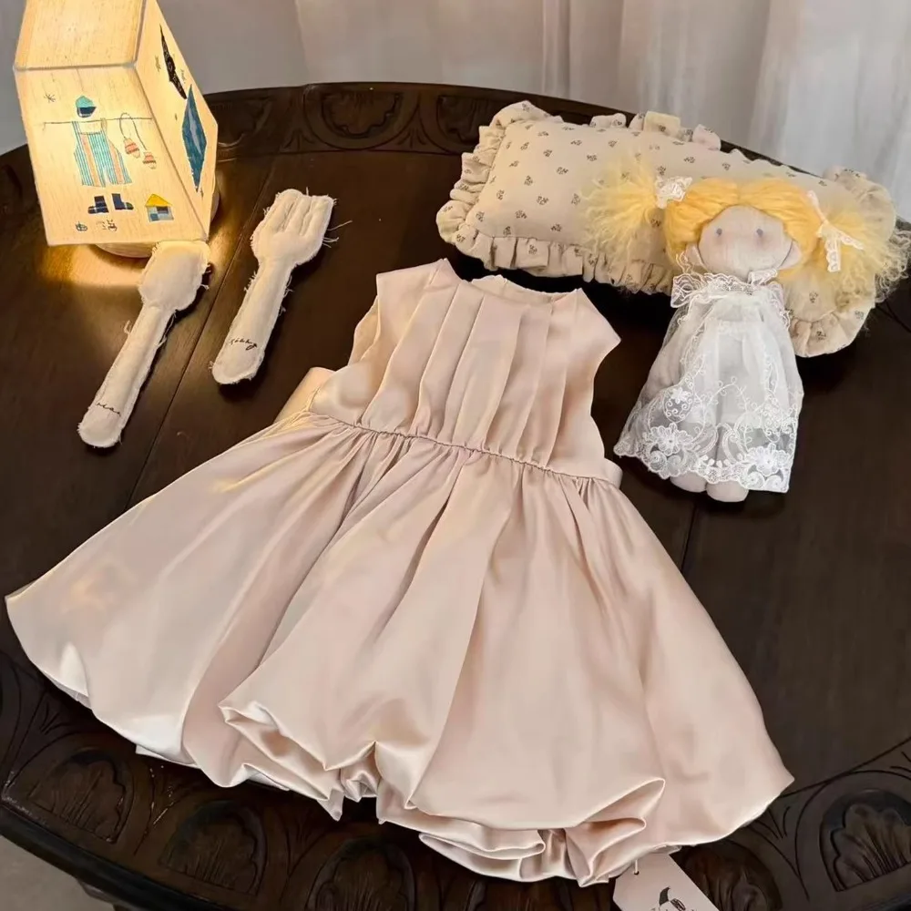 Baby Girl First Birthday Princess Dress Stunning Elegant Premium Party Gown Little Girls Toddler Everyday Wear