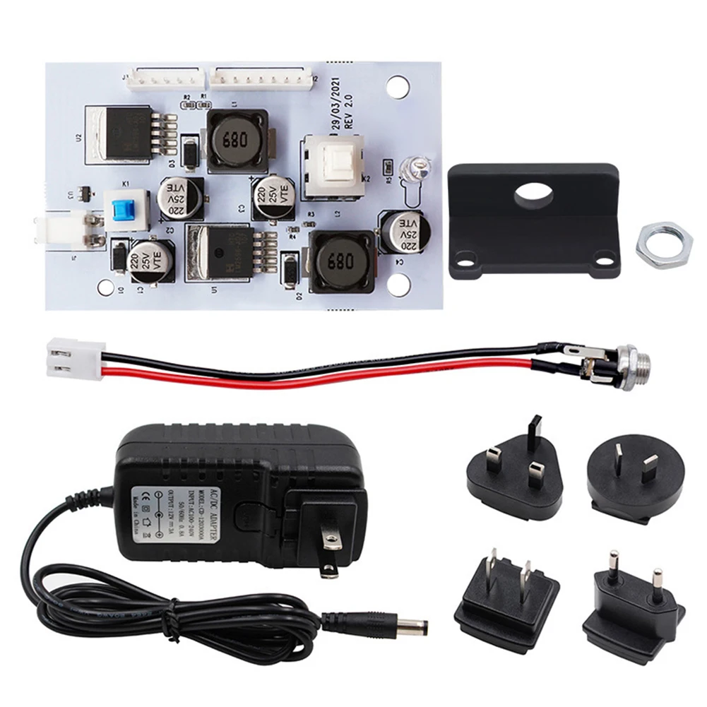 Сменный блок питания Rev2.0 12 В для консолей PlayStation 1 PS1 Fat, блок питания для видеоигровых консолей в ретро стиле для PS1