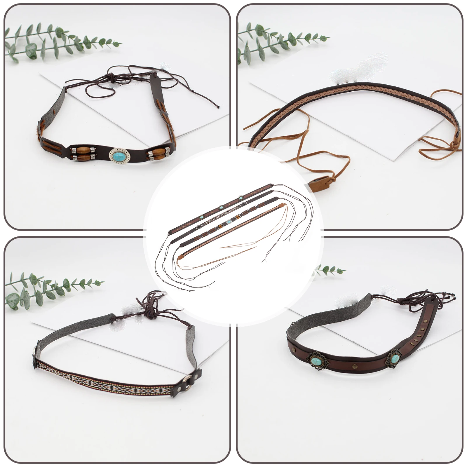

OATIPHO 4 Pcs Women Decorative Straw Hat Strap Accessory
