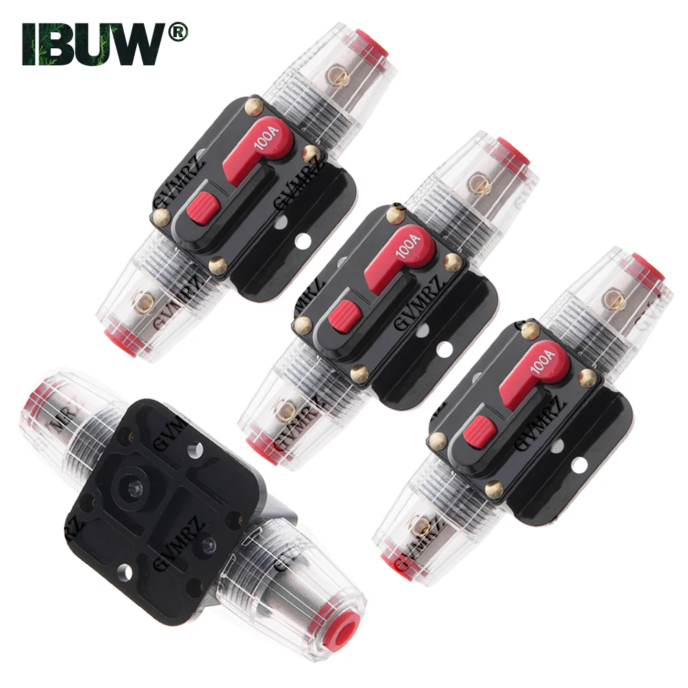 15A 20A 30A Car Battery Fuse Automatic Reset Audio Stereo Amplifier Fuses Overload Protection Adapter Auto Accessories 40A 50A