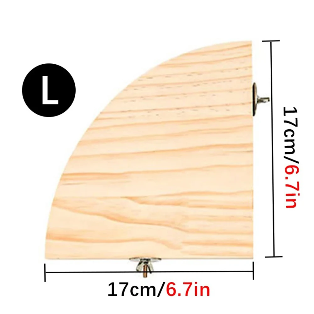 Waaiervormige Papegaai Houten Stand Rack Vogelkooi Accessoires Baars voor Kleine Dieren Chinchilla Eekhoorn Hamster Vogel Stand Board